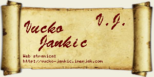 Vučko Jankić vizit kartica
